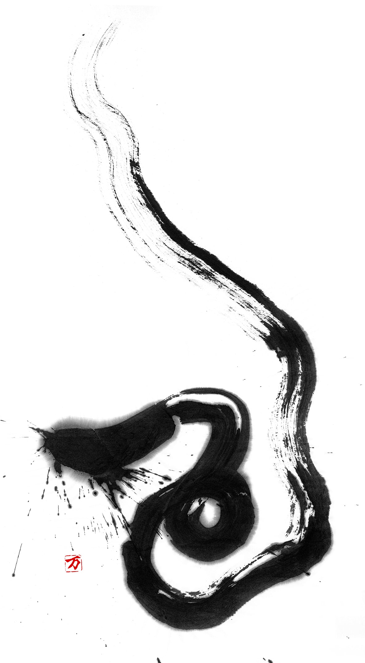 巳(掛軸)